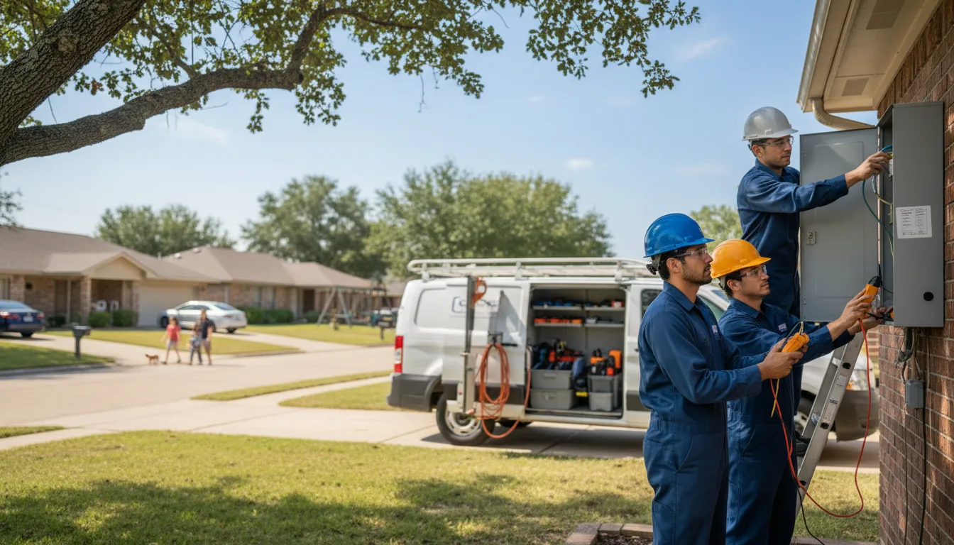 Certified electrician providing emergency electrical services in Manchester, CA